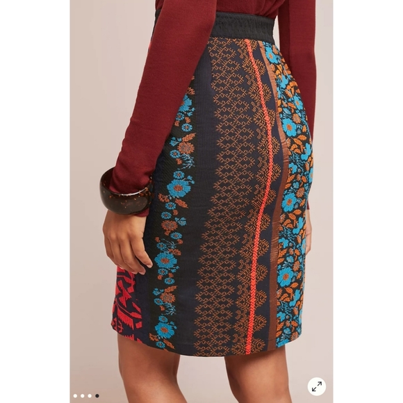 Dolan Left Coast Jacquard Pencil Skirt SP - Picture 2 of 8